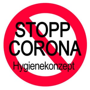 Corona Hygienekonzept in der Kleinen Kunstfabrik und im Atelier Andrea Denis, in Lebach